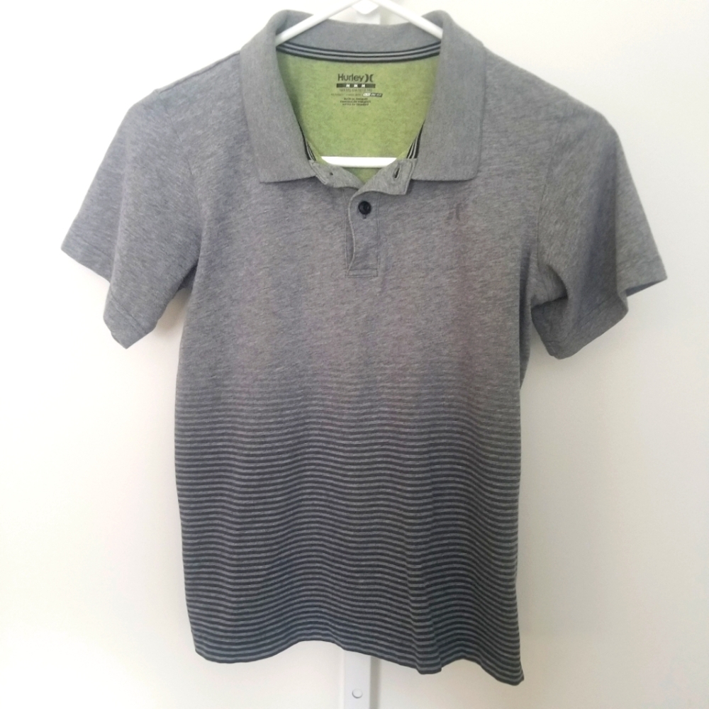 Hurley Nike Dri Fit Big Boys Polo Shirt Size M
